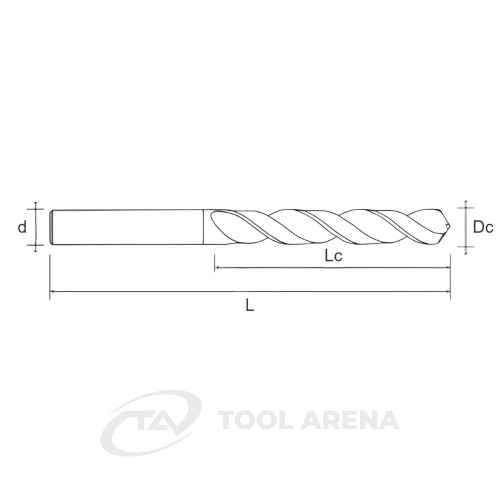 HS4100 BOX Набор свёрл из быстрорежущей стали TIN UP, BLACK HVA, BRIGHT Helion фото